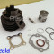 Kit cilindru / Set Motor + Piston + Segmenti Scuter Malaguti F10 / F12 / F15 / Centro / Ciak ( 2T / 65cc / Racire Aer )