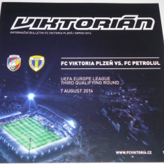 Program meci fotbal VIKTORIA PLZEN - PETROLUL PLOIESTI 07.08.2014 Europa League