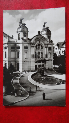 CP - Vedere - Cluj - Teatrul National - circulata 1968 foto