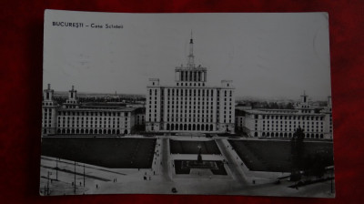 CP - Vedere - Bucuresti - RPR - Casa Scinteii - circulata 1962 foto