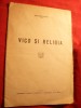 301. Giovanni Villa - Vico si Religia - Ed. Tiparul Universitar 1943 , 22 pag
