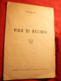 301. Giovanni Villa - Vico si Religia - Ed. Tiparul Universitar 1943 , 22 pag