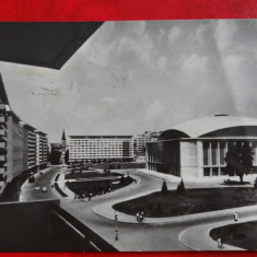 CP - Vedere - RPR - Bucuresti - Piata Palatului RPR - circulata 1960