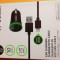 Incarcator auto Iphone 5 , 5S ,6 cu cablu 1,2 m Belkin original