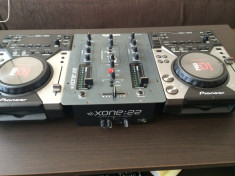 Vand turntable DJ / 2 CDJ 400 + mixer Allen &amp;amp;amp; Heat Xone 22 foto