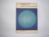 Itinerar in analiza matematica - Autor : Gheorghe Gussi, Alta editura