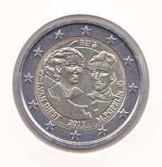 Moneda Belgia 2 Euro 2011 - KM#308 UNC - necirculata (bimetalica - comemorativa) foto