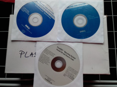 Pachet_Set_ ORIGINAL cu 3 CD-DVD-uri_ Drivere_ Laptop_ DELL _n_ SERIES = 10 Lei foto