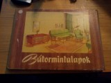 BUTORMINTALAPOK Catalog de Mobilier din Lemn - Pomogats Bele -1958, 79 pl.