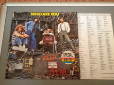 THE WHO - WHO ARE YOU(1978/POLYDOR REC/RFG) gen:ROCK - DISC VINIL/PICK-UP/VINYL foto