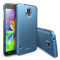 Husa Ringke SLIM ALBASTRU DOT ELECTRIC BLUE Samsung Galaxy S5+BONUS folie Ringke Invisible Defender Screen Protector