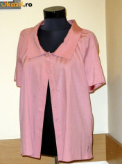 Nou! Camasa matase roz, Moda de la Victoria&amp;#039;s Secret, femei marimea L foto