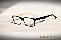 Rame de ochelari Ray Ban RB5278 2014 Rare Print Logo ,fond alb interior foto