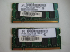 Memorie laptop 2GB DDR2 NETLIST 2RX8 -PC2-6400S-666 . foto