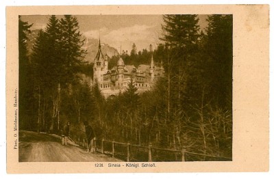 1832 - SINAIA, Prahova, PELES castle - old postcard - unused foto