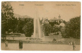 1776 - SINAIA, Prahova, Park, Fountain - old postcard - unused, Necirculata, Printata