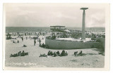 492 - CONSTANTA, Dobrogea, Plaja de la MAMAIA - old postcard, real PHOTO unused, Necirculata, Fotografie
