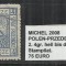 POLONIA - 2. 4GR. HELL BIS DUNKELBLAU - STAMPILAT
