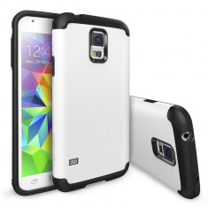 Husa Ringke ARMOR MAX ALB PEARL WHITE Samsung Galaxy S5+BONUS Ringke Invisible Defender Screen Protector foto