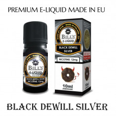 Aroma de tigara electronica-Black dewill silver ( VANILIE SI CIOCOLATA) 0 % nic foto