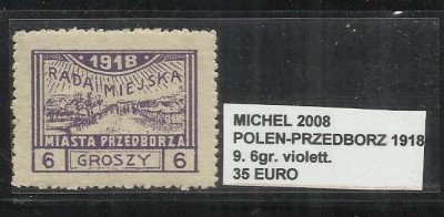 POLONIA - 9. 6GR, VIOLETT foto