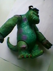 DISNEY PIXAR SULLEY SULLI MONSTER MONSTRU DINOZAUR VORBITOR 2001 JUCARIE DE COLECTIE foto