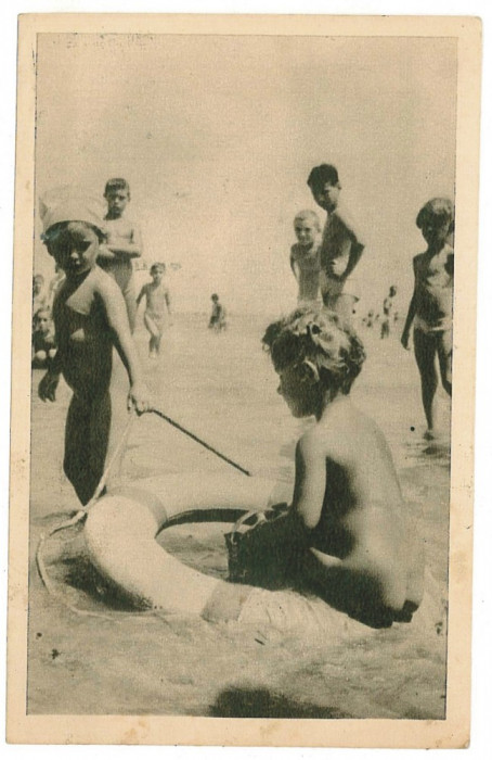 491 - EFORIE, Dobrogea - old postcard - used - 1955