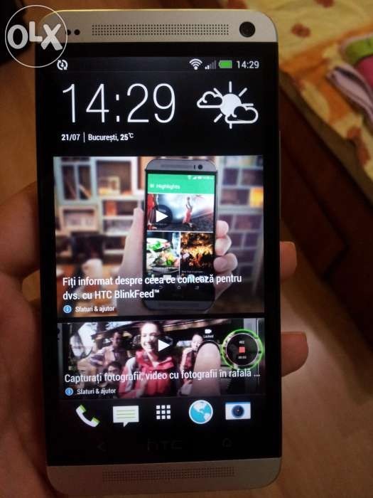 HTC One M7 32Gb, Neverlocked foto mare HTC One M7 32Gb, Neverlocked foto mare