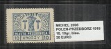 POLONIA - 10. 10GR. BLAU, Altele