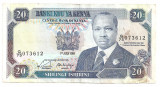 KENYA 20 Shillings 1991 F