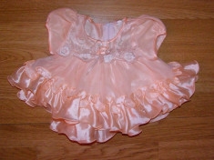 costum de carnaval serbare printesa rochie gala pentru copii de 0-2 luni marime S foto
