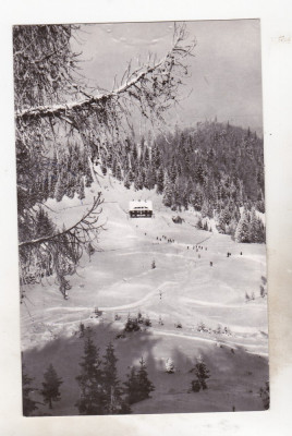 BNK cp Muntii Bucegi - Cabana Diham si pirtia de schi - circulata foto