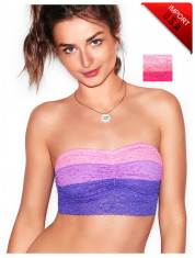 VICTORIA&amp;#039;S SECRET MADE IN USA ~ LAYERED LACE BANDEAU ~ Sutien Lenjerie intima dama | Marimea XS | ** PRODUS NOU, SIGILAT ** foto