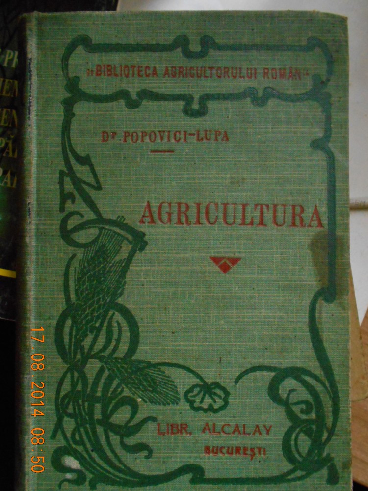 Carte foarte veche de agricultura - anul 1908 | arhiva Okazii.ro