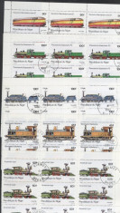 Niger 1980 Trenuri Locomotive x 25 serii Mi.707-11 stamp V.015 foto