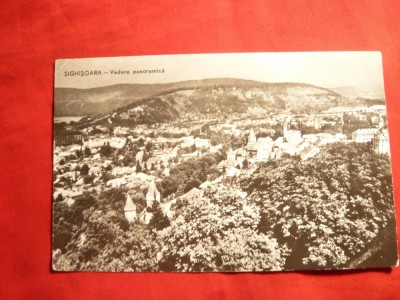 Ilustrata Sighisoara - Vedere Panoramica , circ. 1964 foto