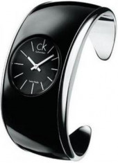 Ceas de dama, original Calvin Klein - CK Gloss women black, Swiss made, geam safir, sigilat. Livrare gratis prin Fan courier ! foto