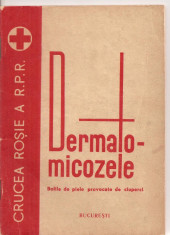 (C5015) DERMATO MICOZELE, BOLILE DE PIELE PROVOCATE DE CIUPERCI, CRUCEA ROSIE A R.P.R., NUCURESTI, 1965 foto