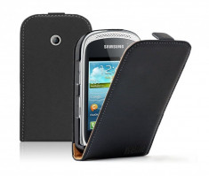 Super promotie husa FLIP SAMSUNG Galaxy Music GT-S6012 Dual+folie protectie+transport gratuit Posta Romana ! foto