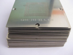 SITA DEDICATA 90x90 BGA REBALLING | STENCIL STEEL 90*90 BGA REBALLING | SIS655FX 0.600 MM foto