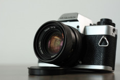 Obiectiv foto 50mm/1.8 Rolleiflex HFT Planar Rollei QBM pt DSLR Canon Sony NEX foto