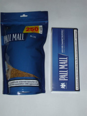 Tutun Pall Mall Blue 110g+Tuburi Pall Mall Blue carbon activ foto