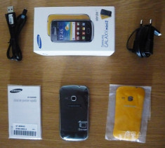Telefon mobil Samsung Galaxy Mini 2 - GT S6500D Pachet Complet + Garantie 6 LUNI + BONUS Card Micro SD 4Gb foto