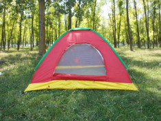 Cort 3 persoane, impermeabil, ideal pentru pescuit, padure, camping foto