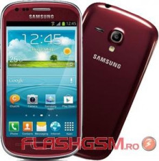 Telefon mobil Samsung Galaxy S3 Mini i8190 Garnet Red foto