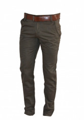 Pantaloni Casual tip Zara Man - Gri inchis + Curea cadou - masuri: 29, 30, 31, 32, 33, 34, 36 - De okazie foto