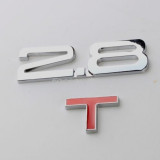 Emblema metalica Logo 2.8 T 1.2 1.4 1.5 1.6 1.8 2.0 etc portbagaj adeziv inclus