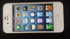 iPhone 4 8GB Alb - Impecabil - Necodat - Neverlocked - iOS 6.0.1 foto