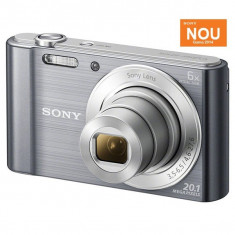 Camera foto digitala SONY DSC-W810, 20.1 Mp, 6x, argintiu (PRODUS NOU si SIGILAT) foto