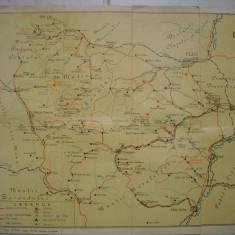 Harta Muntii Zarandului *anii'60